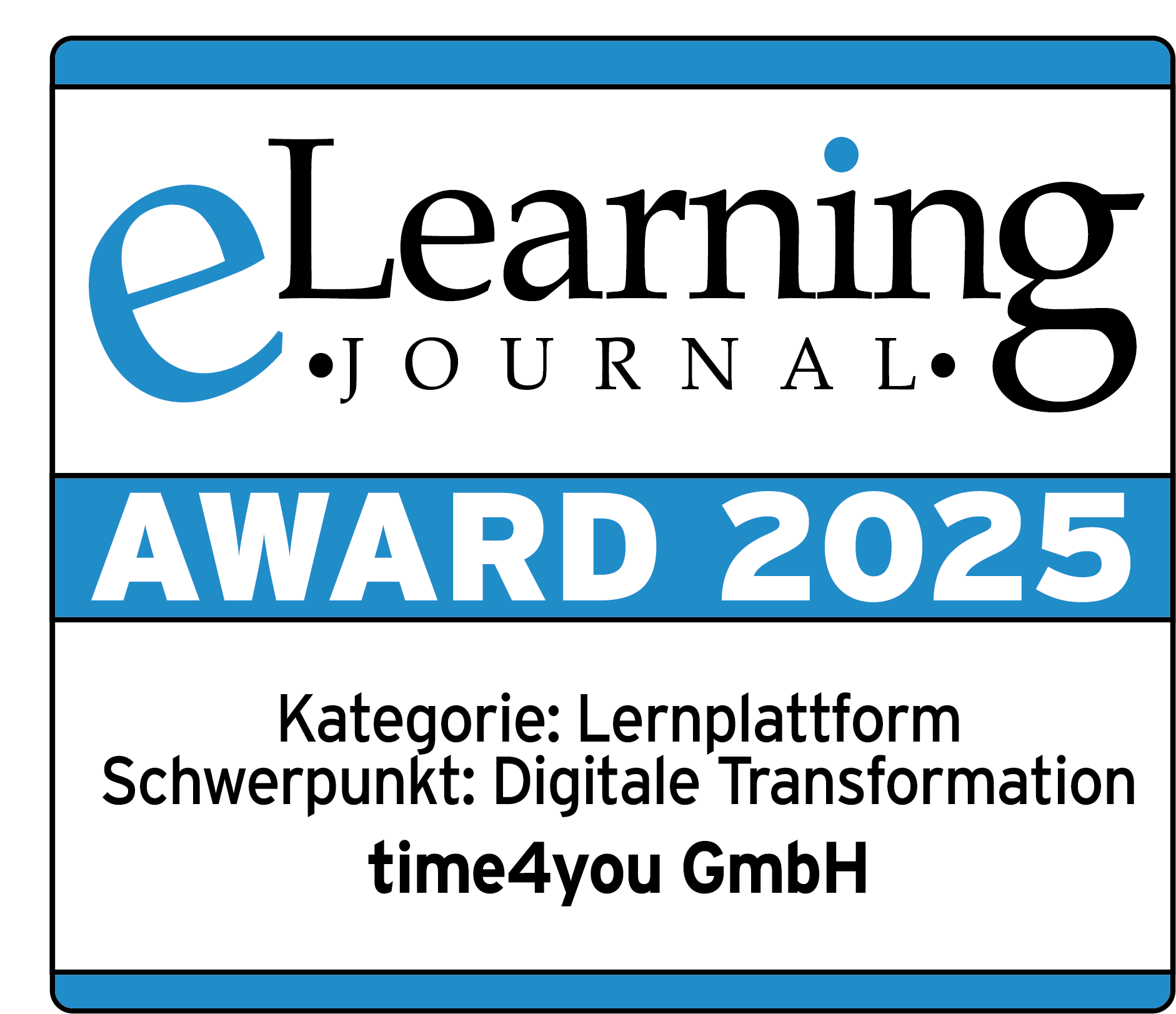 AWARD25Badge time4you +Kat. + SP