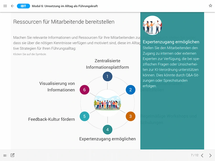 Screenshot IBT SERVER E-Learning LMS LXP Talentmanagement von time4you
