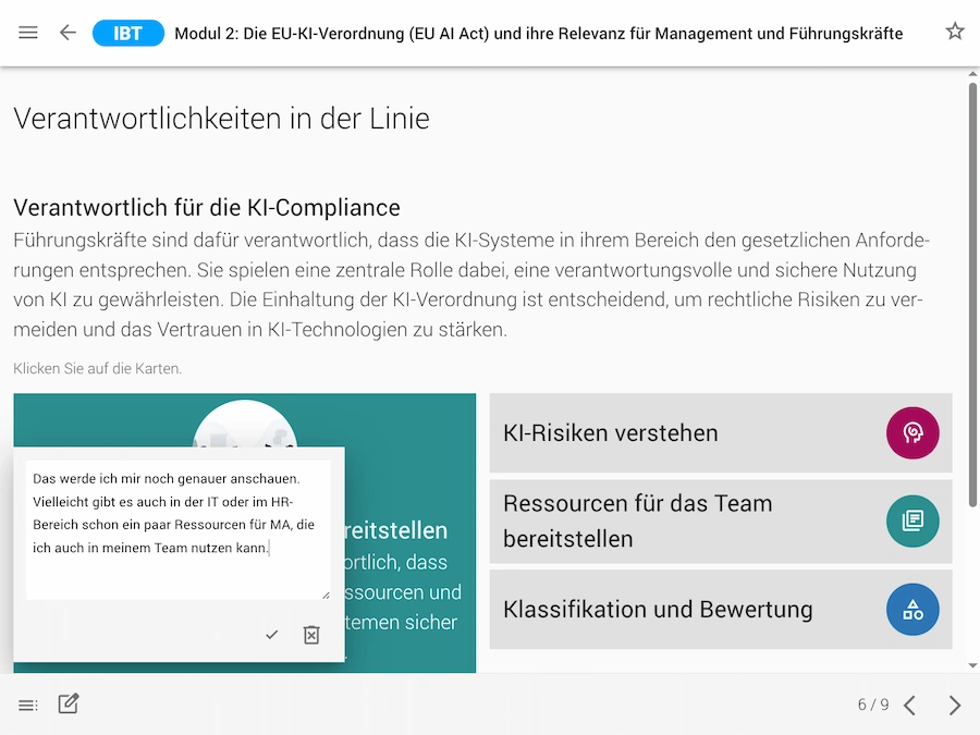Screenshot E-Learning von time4you